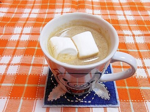 マシュマロ＆青汁豆乳カフェオレ